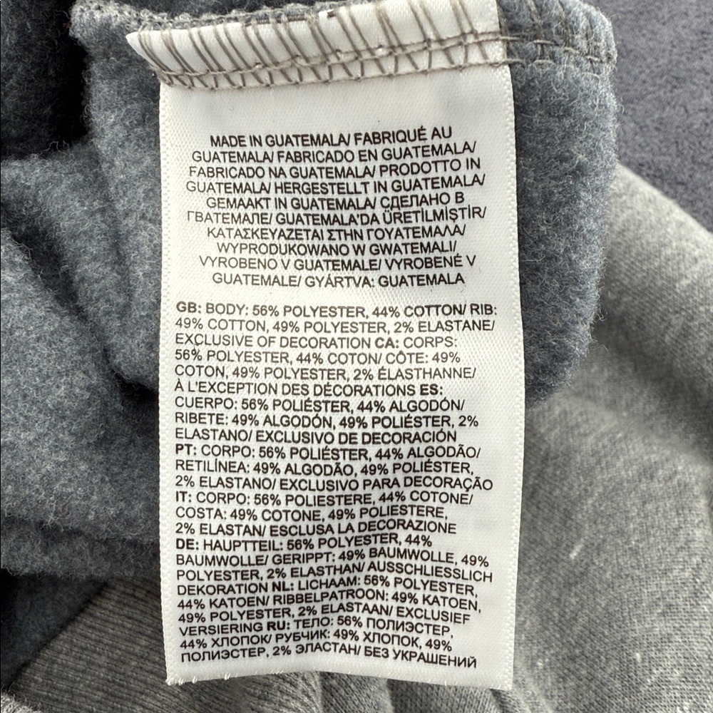 The North Face Mens Gray Fleece Crewneck Sweatshirt Small Warm Pullover S Casual - Picture 9 of 9